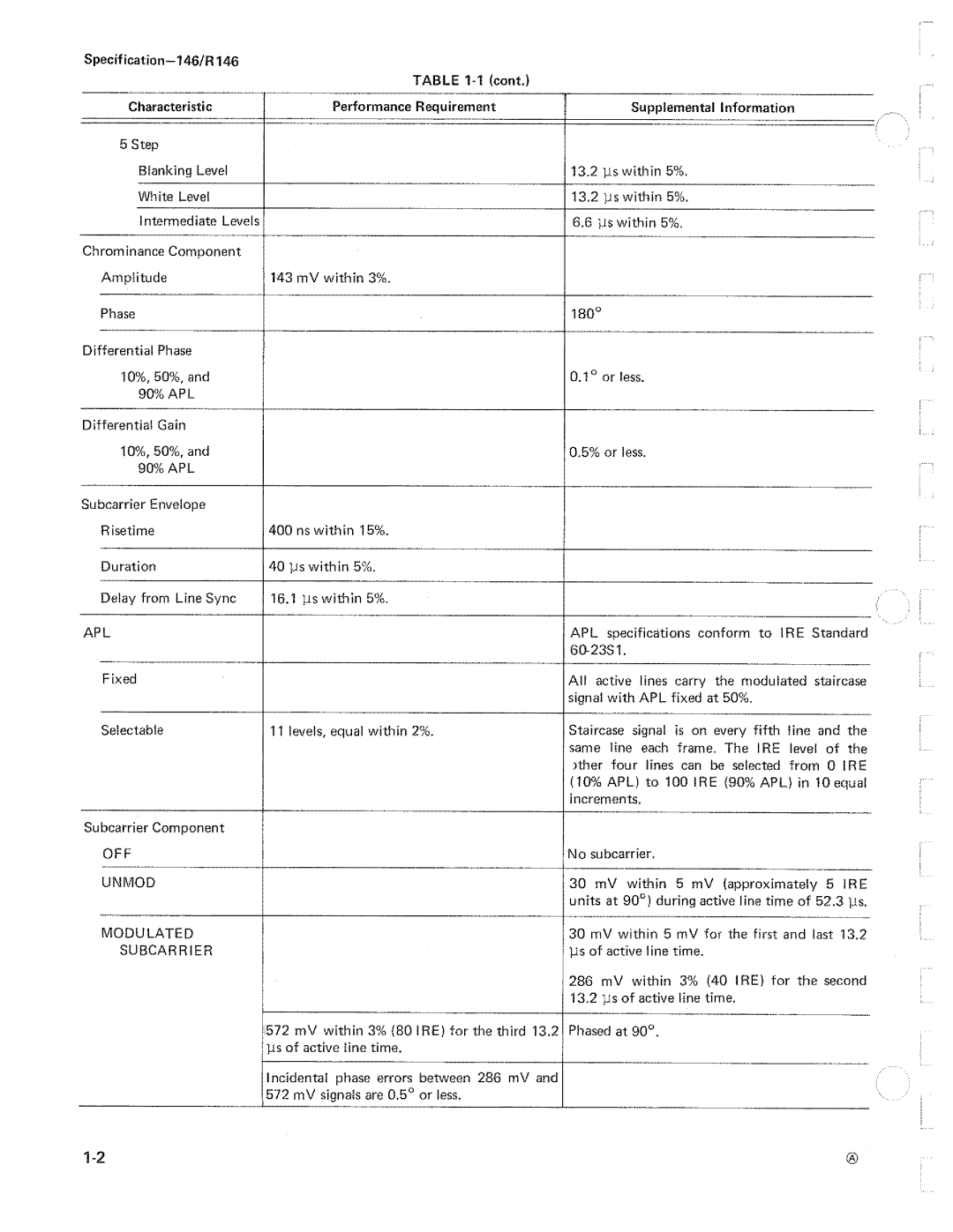 Tektronix 070-1111-00 manual 