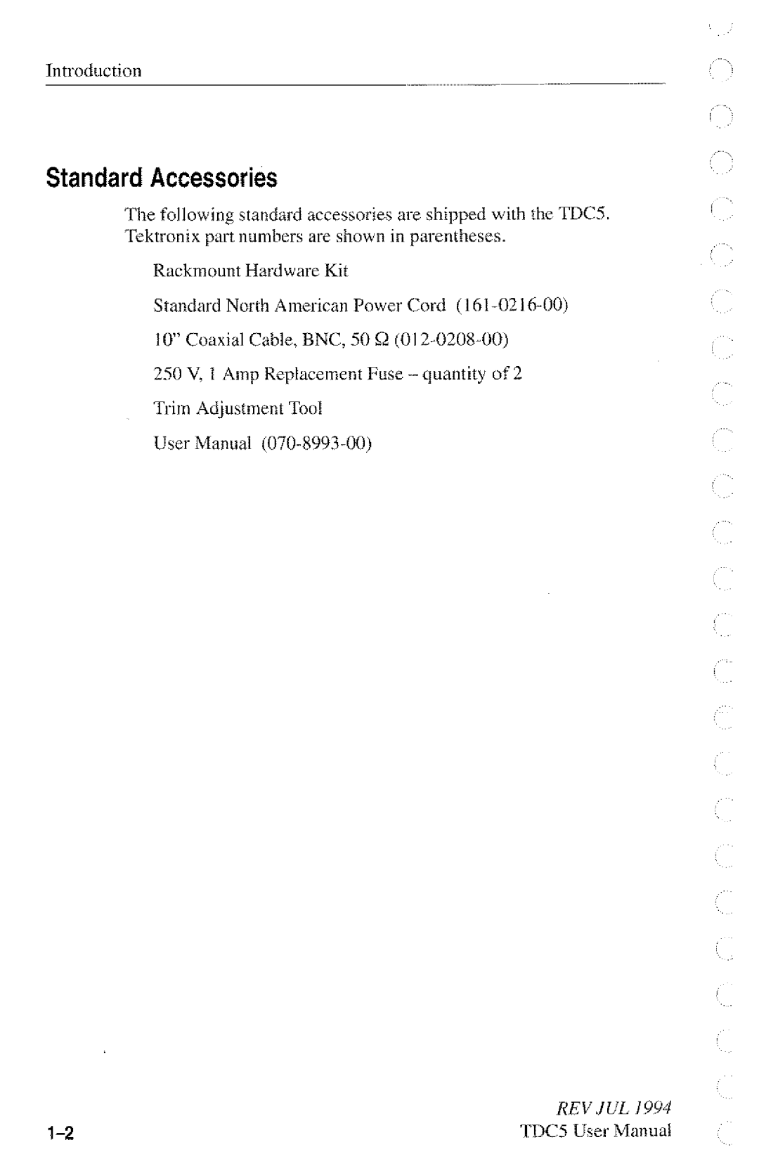 Tektronix 070-8993-00 manual 