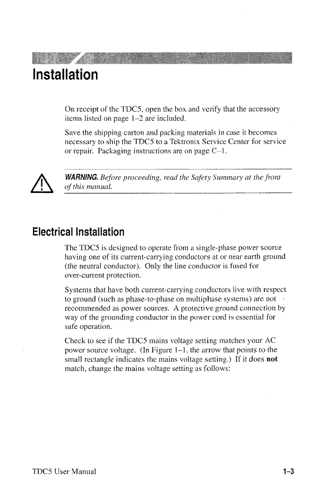 Tektronix 070-8993-00 manual 