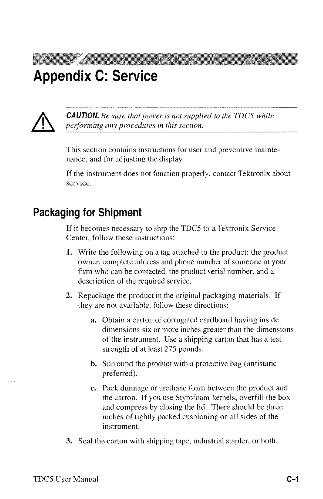 Tektronix 070-8993-00 manual 