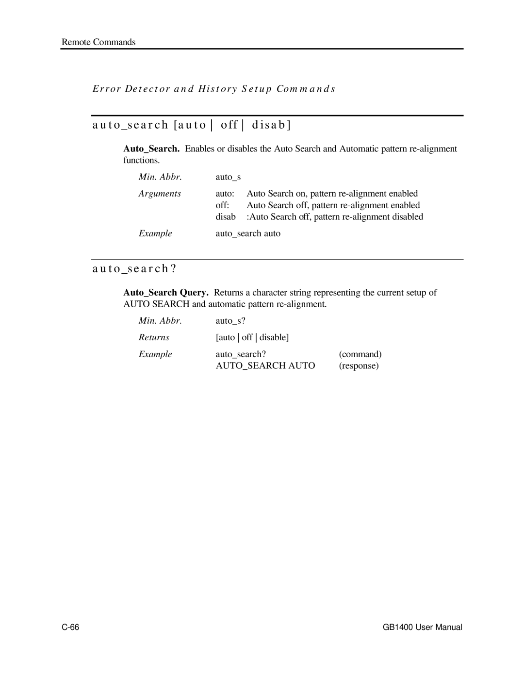 Tektronix 071-0590-00 user manual Autosearch auto off disab, Autosearch? 