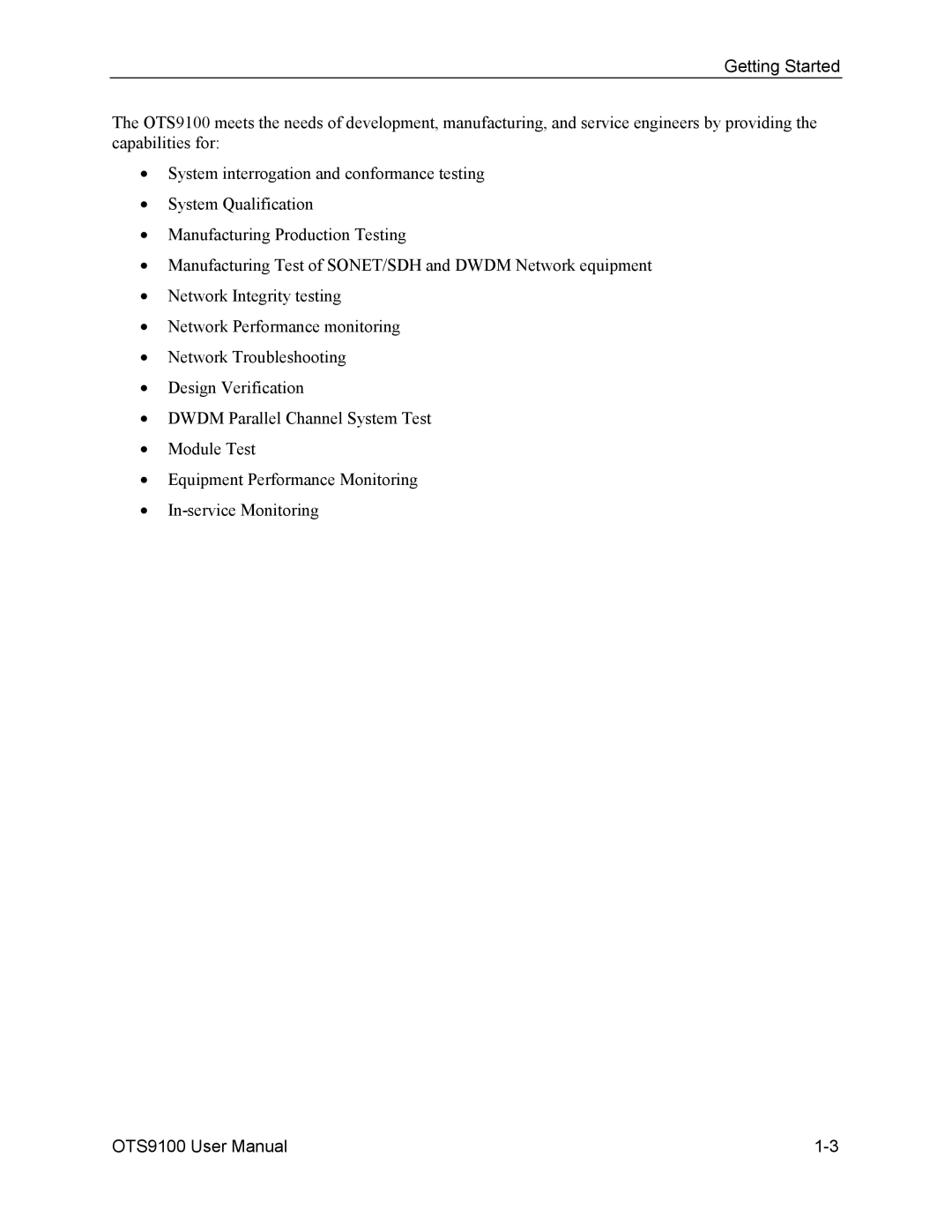 Tektronix 071-0855-05 user manual Getting Started 