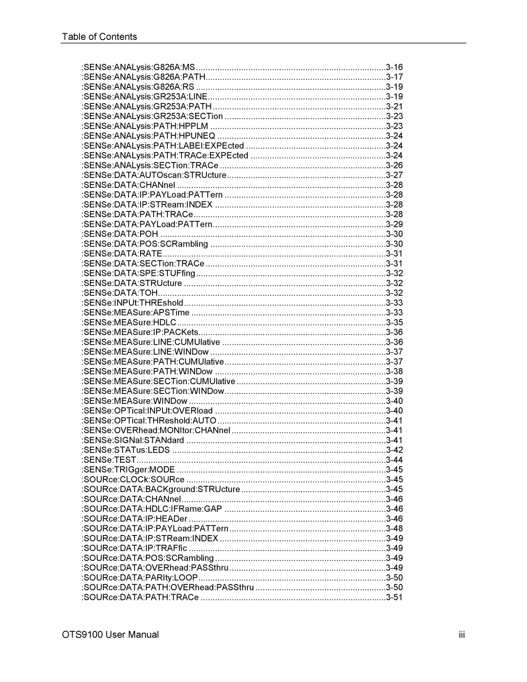 Tektronix 071-0855-05 user manual Iii 