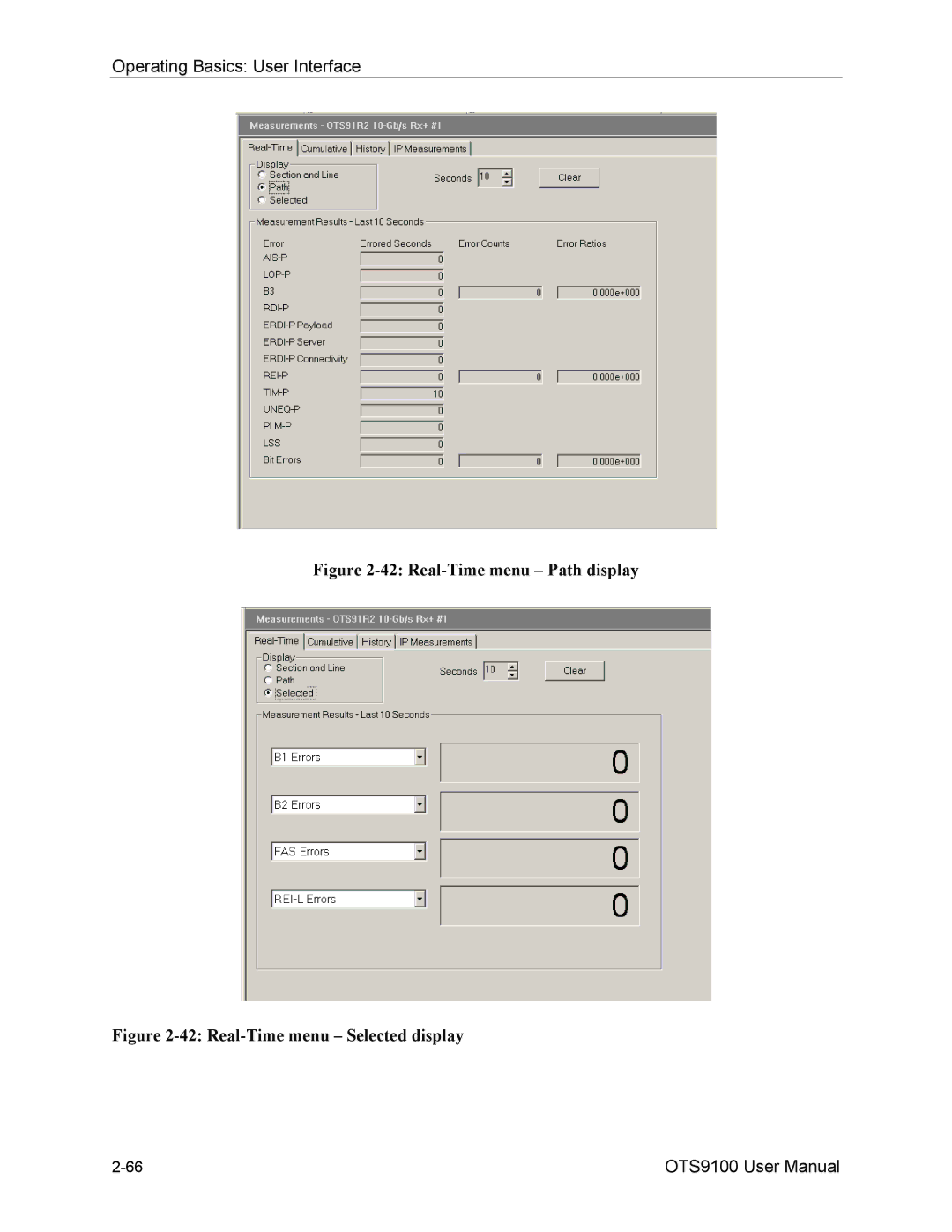 Tektronix 071-0855-05 user manual Real-Time menu Path display 