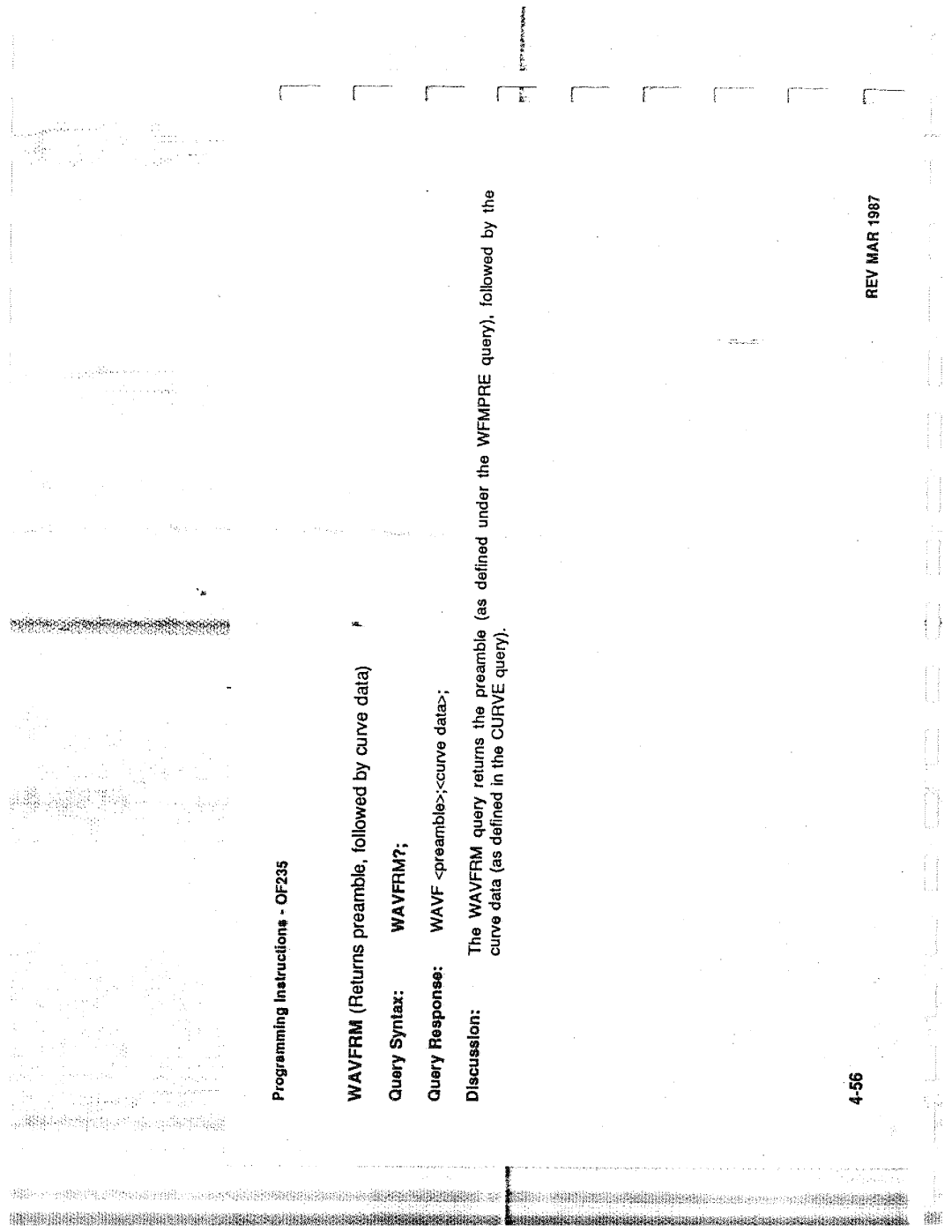 Tektronix 0F235 manual 