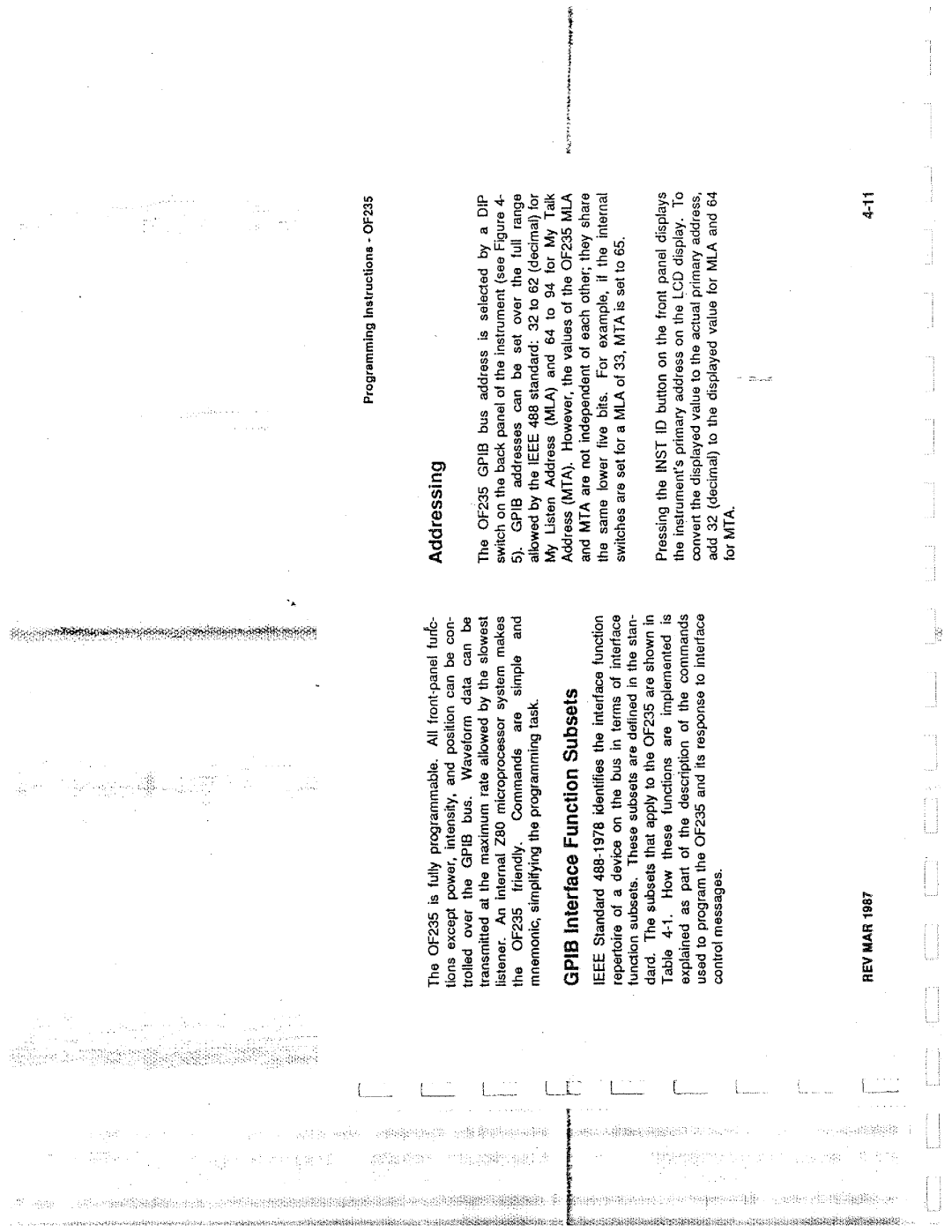 Tektronix 0F235 manual 