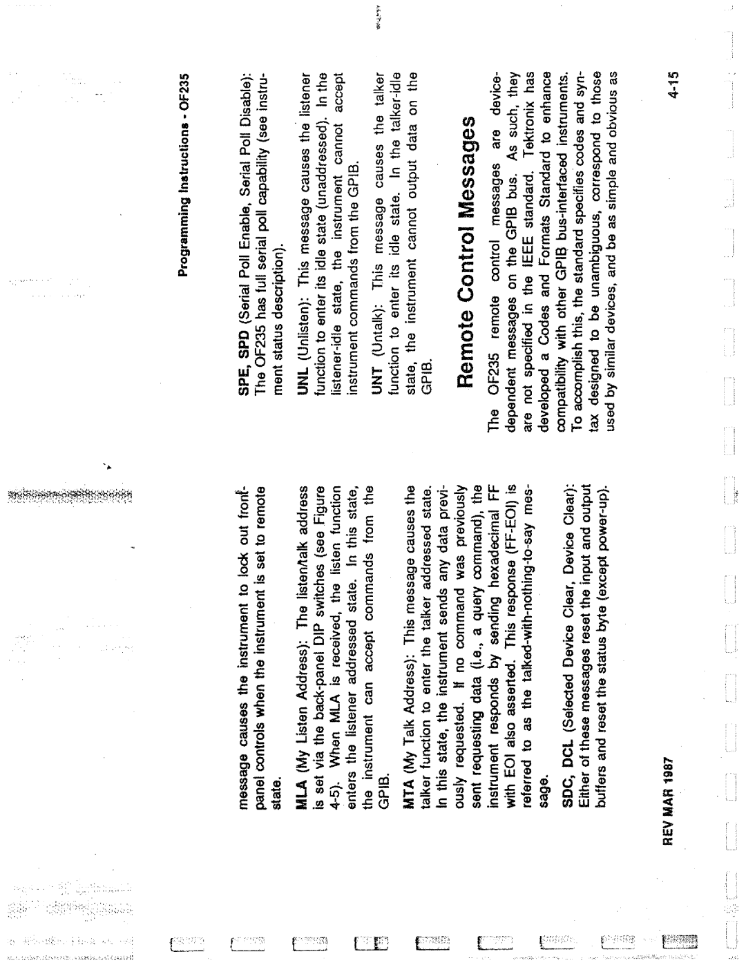 Tektronix 0F235 manual 