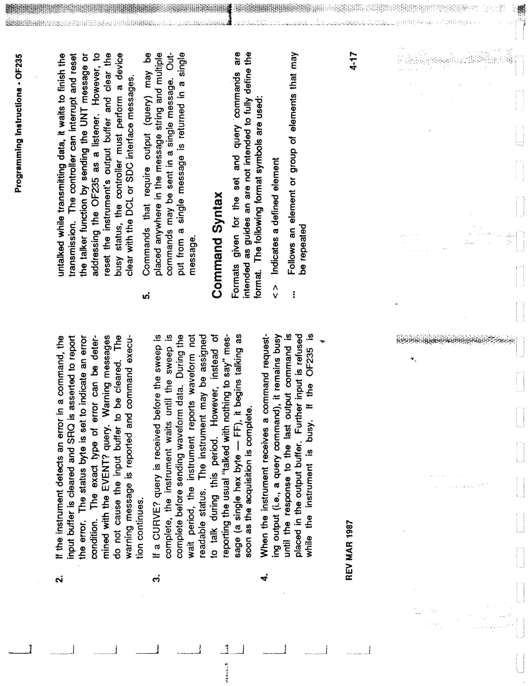 Tektronix 0F235 manual 