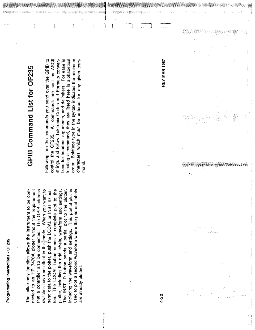 Tektronix 0F235 manual 