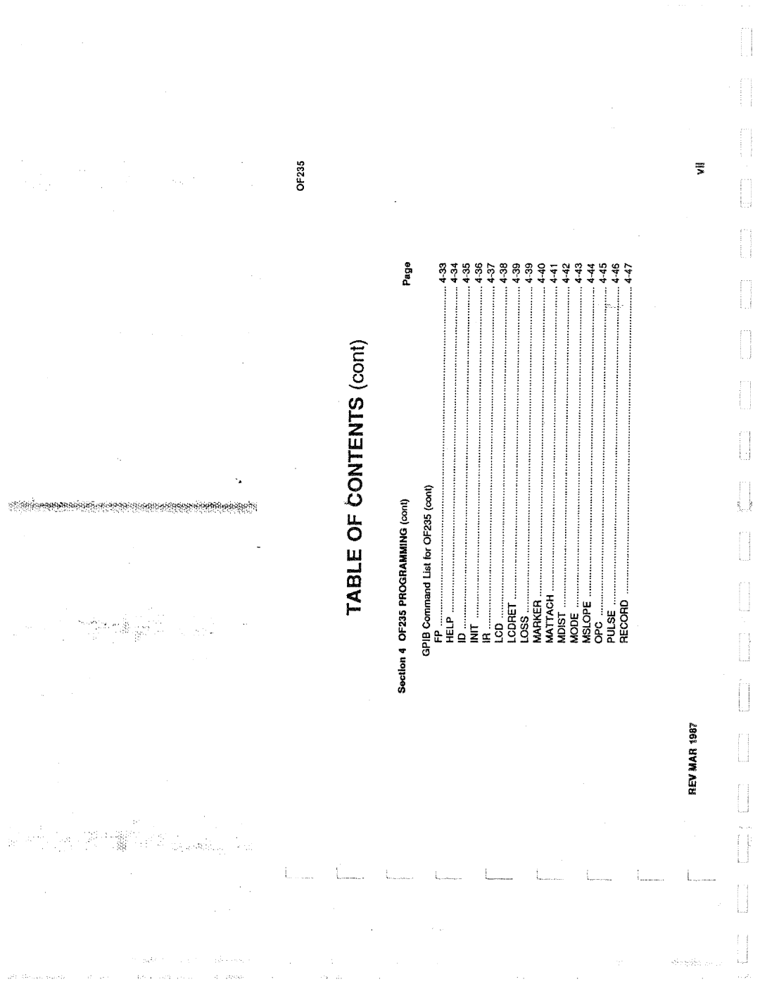 Tektronix 0F235 manual 