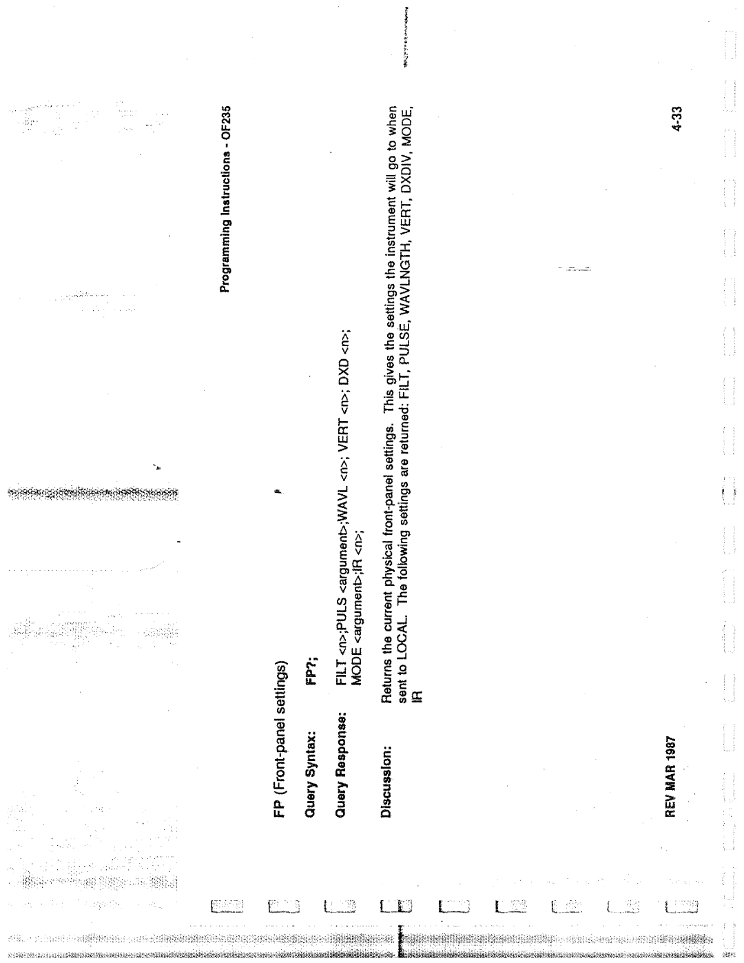 Tektronix 0F235 manual 