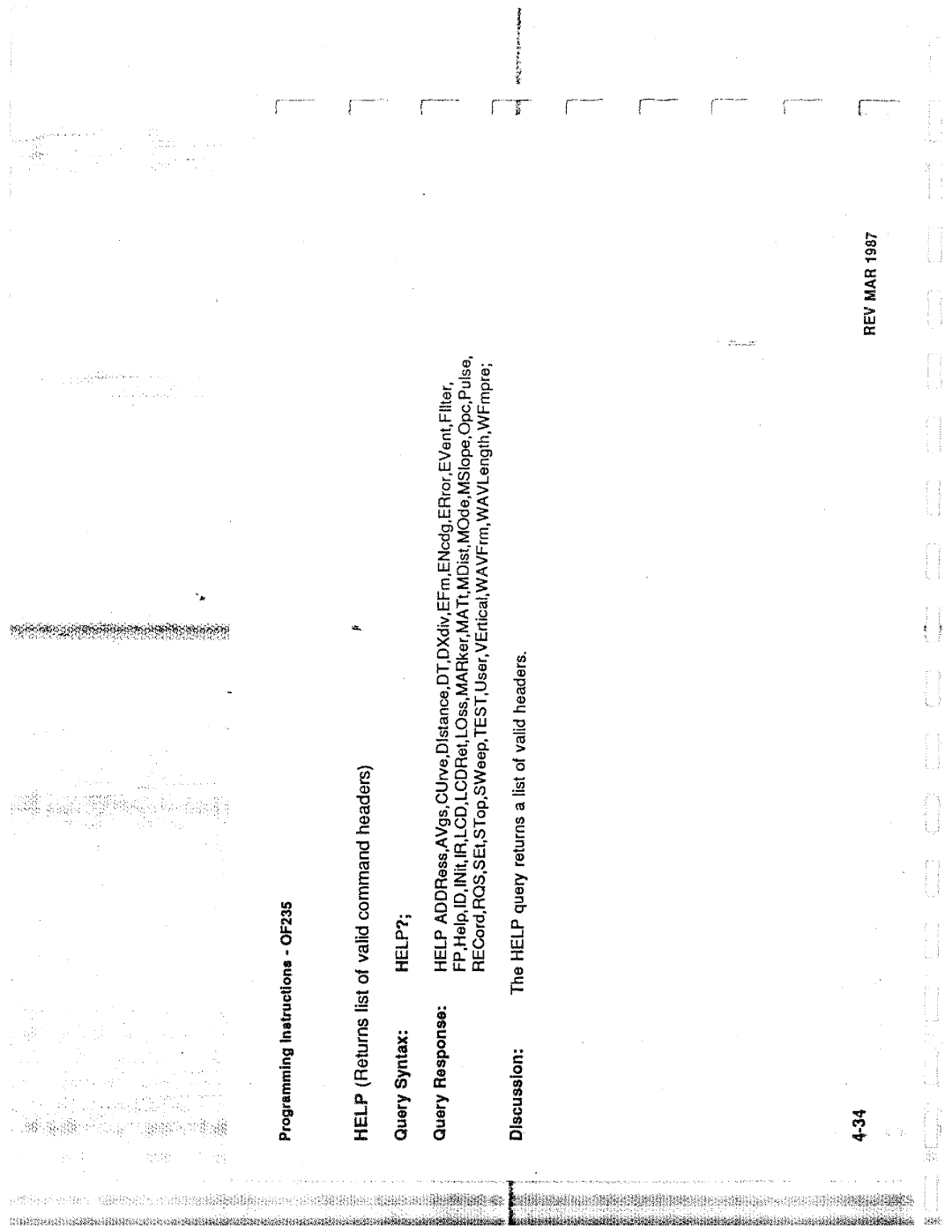 Tektronix 0F235 manual 