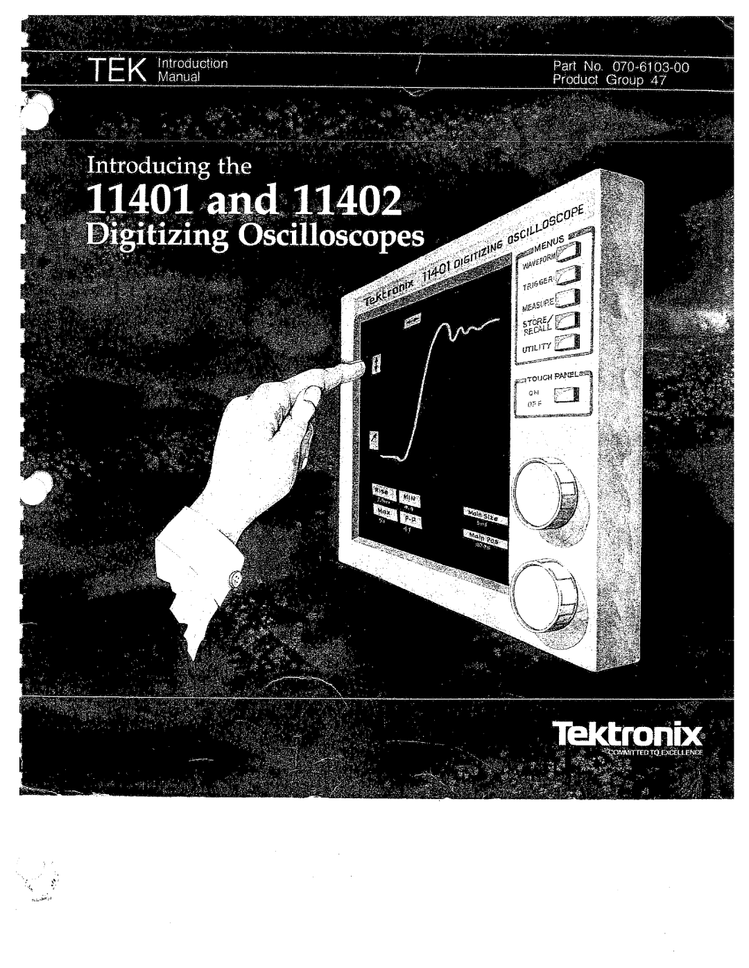 Tektronix 11402, 11401 manual 