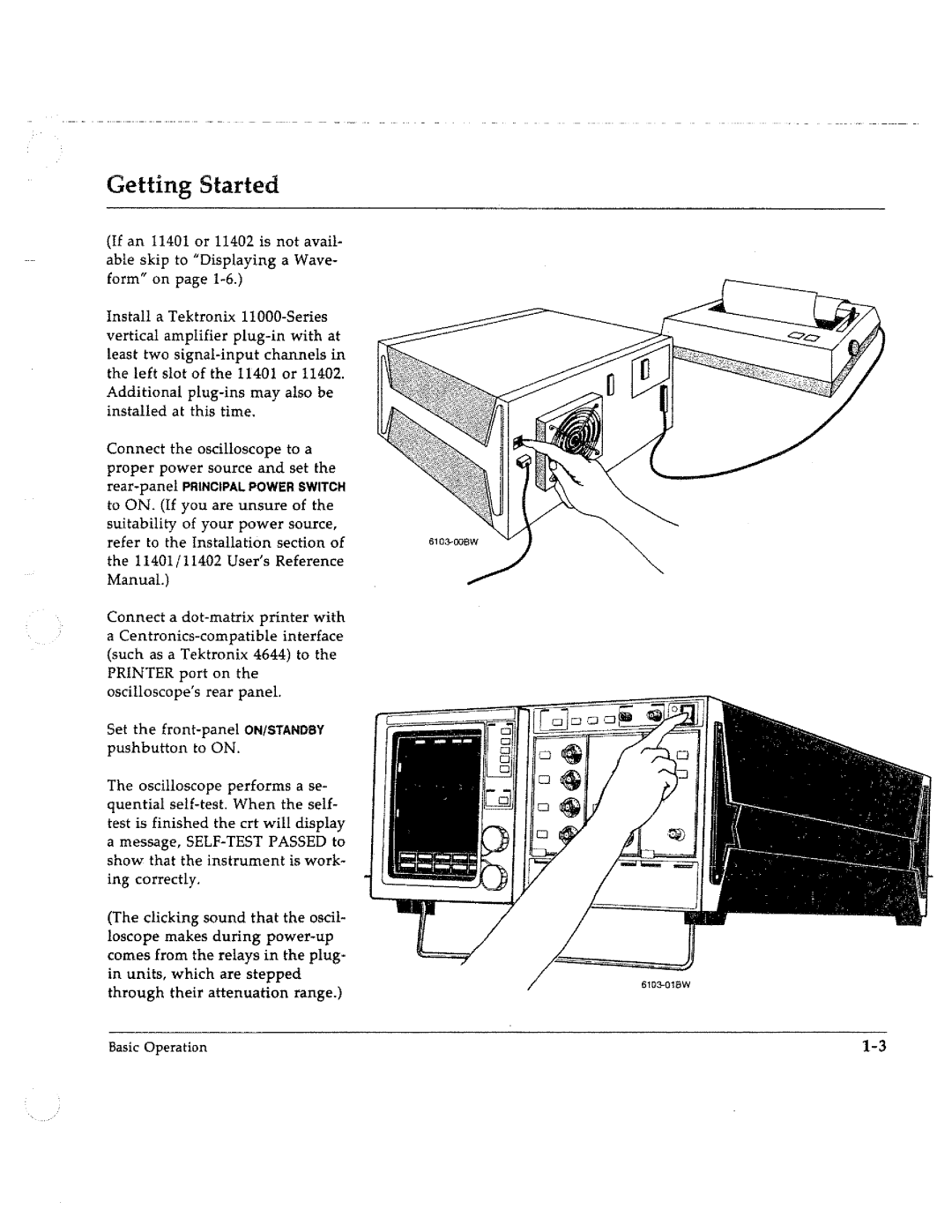 Tektronix 11402, 11401 manual 