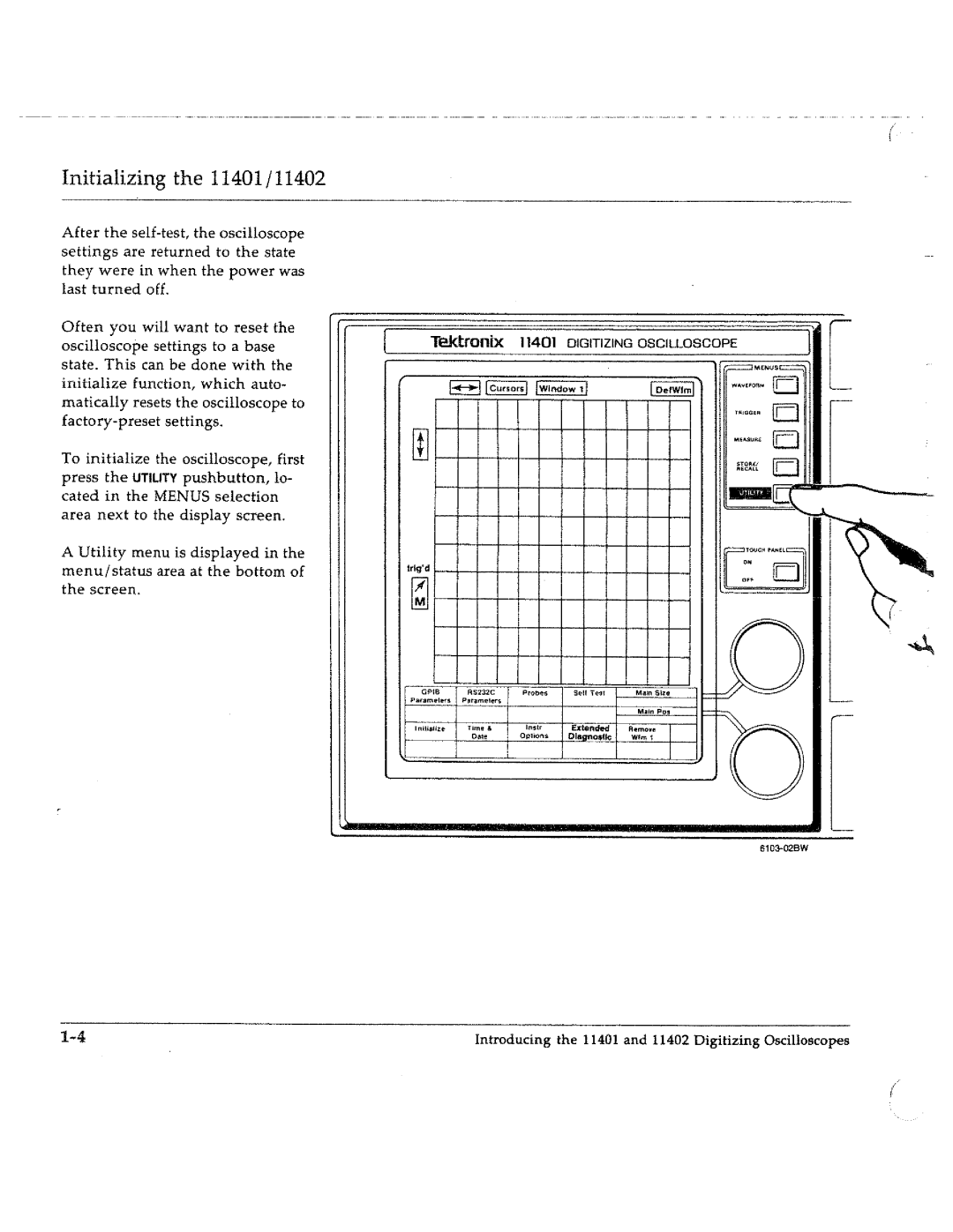 Tektronix 11401, 11402 manual 