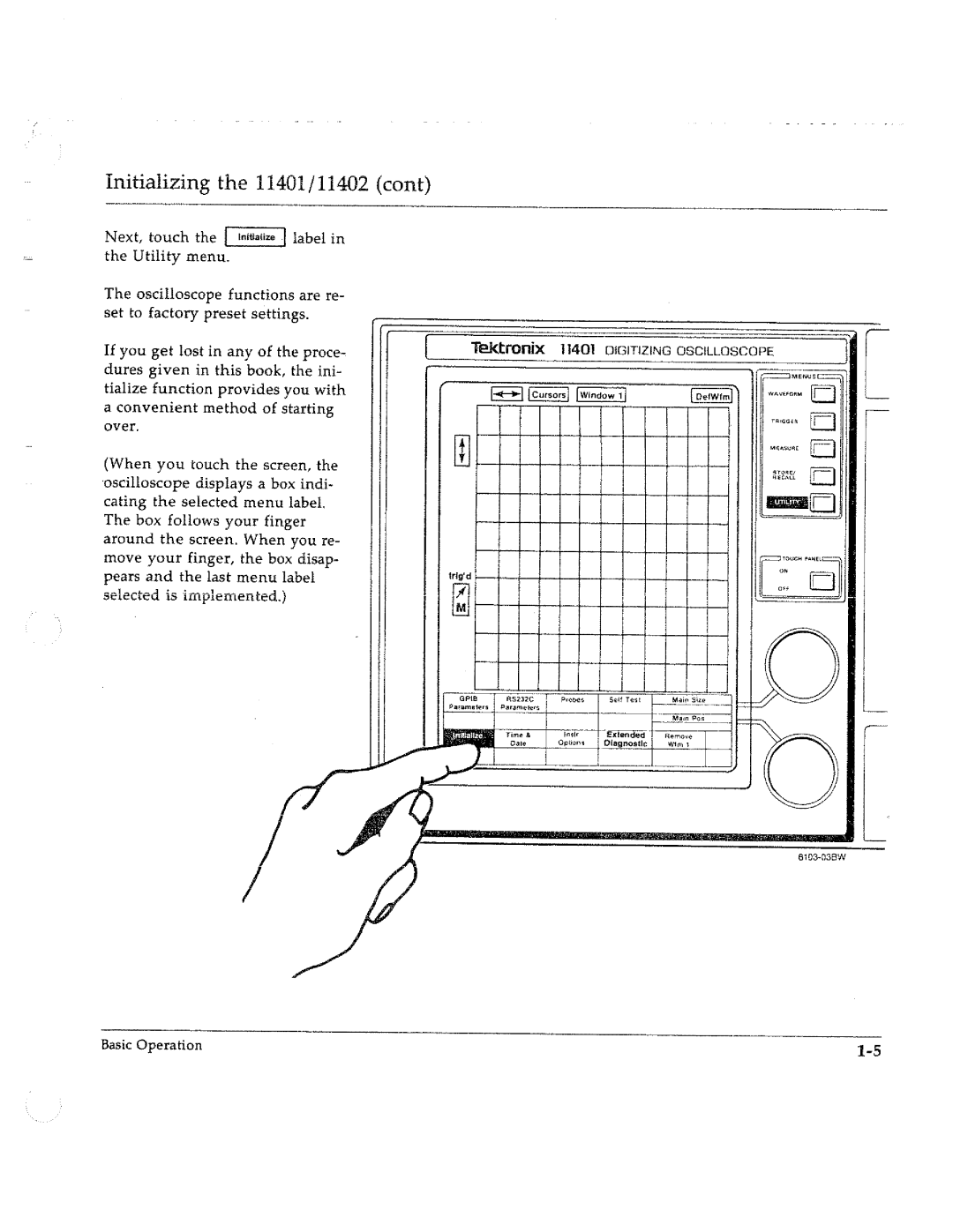 Tektronix 11402, 11401 manual 