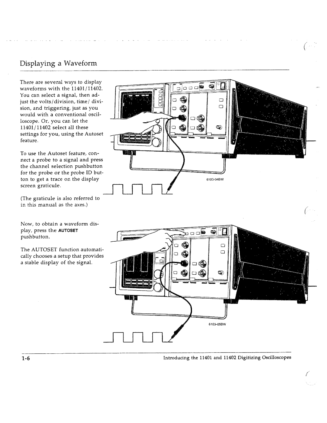 Tektronix 11401, 11402 manual 