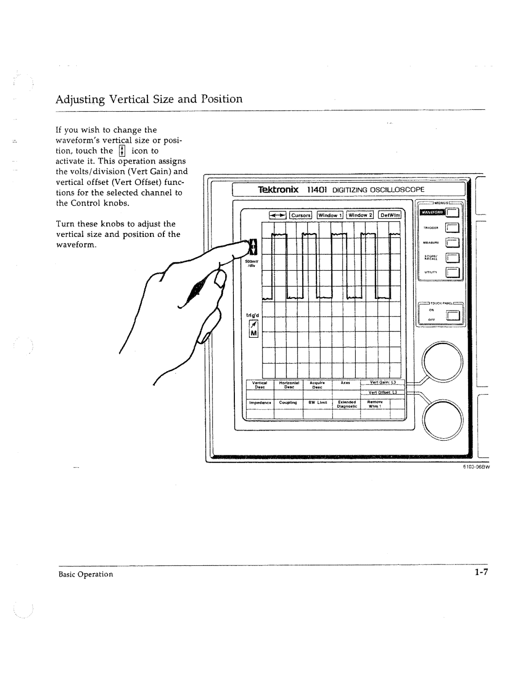 Tektronix 11402, 11401 manual 