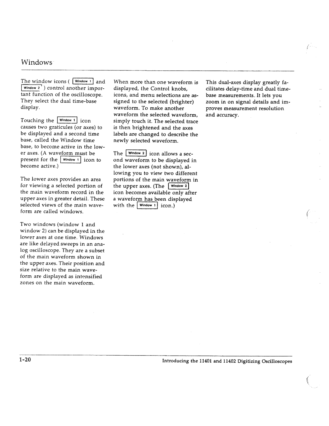 Tektronix 11401, 11402 manual 