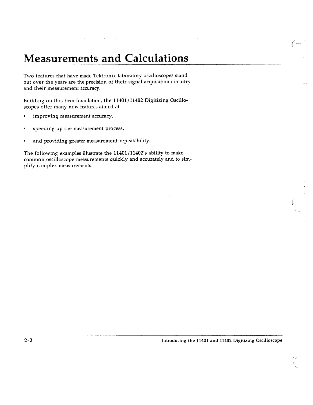 Tektronix 11401, 11402 manual 