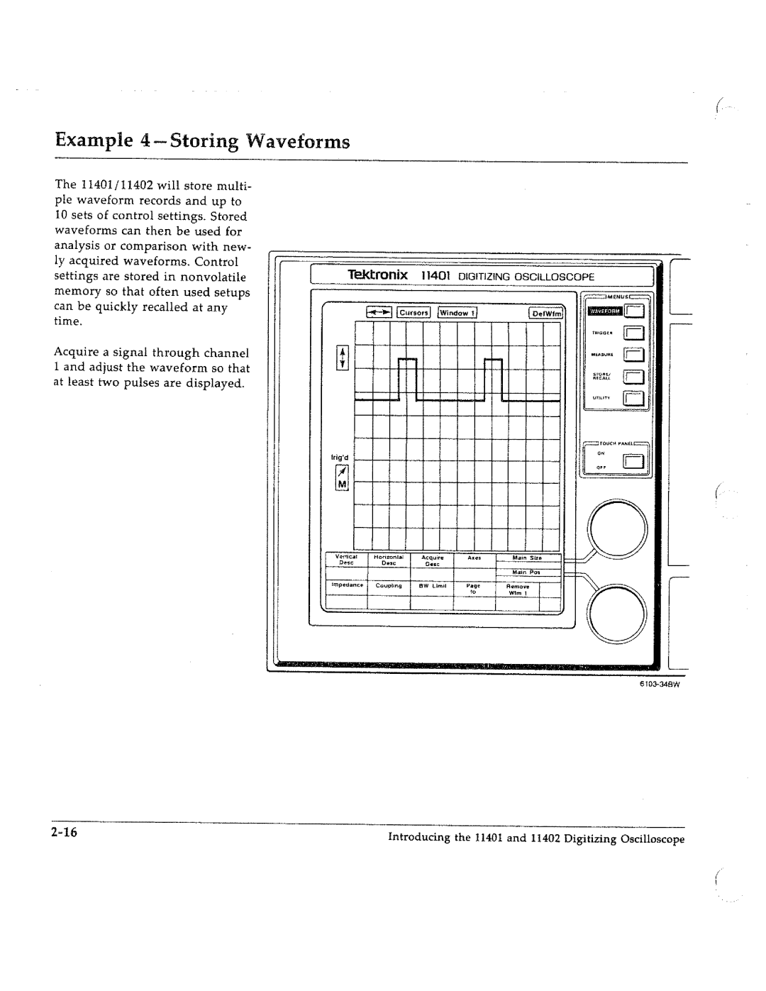 Tektronix 11401, 11402 manual 