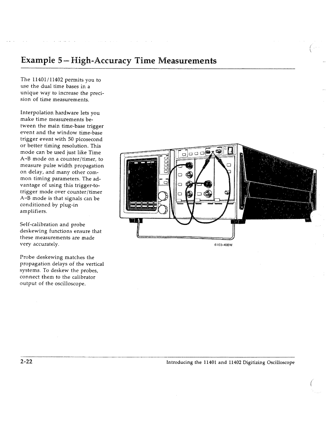 Tektronix 11401, 11402 manual 