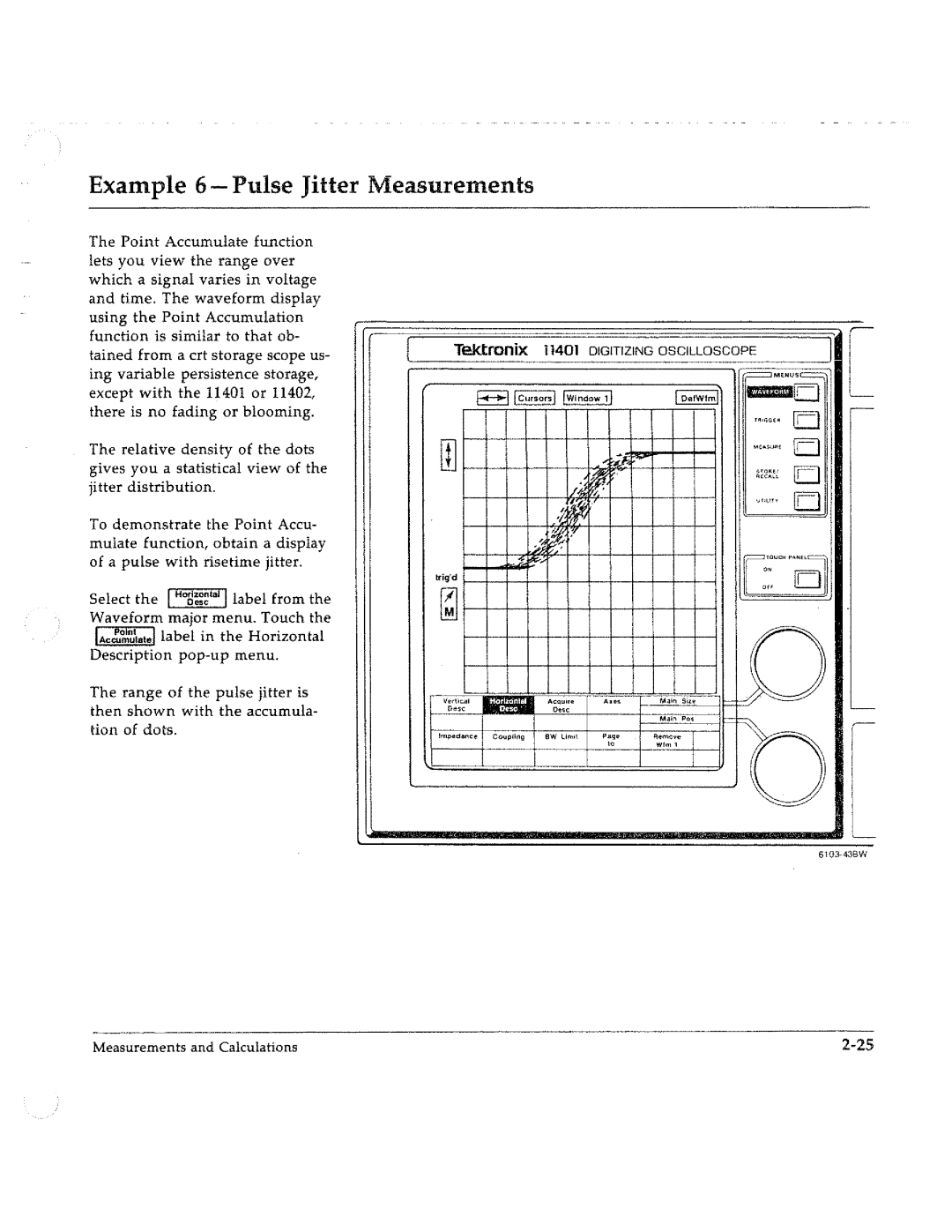 Tektronix 11402, 11401 manual 