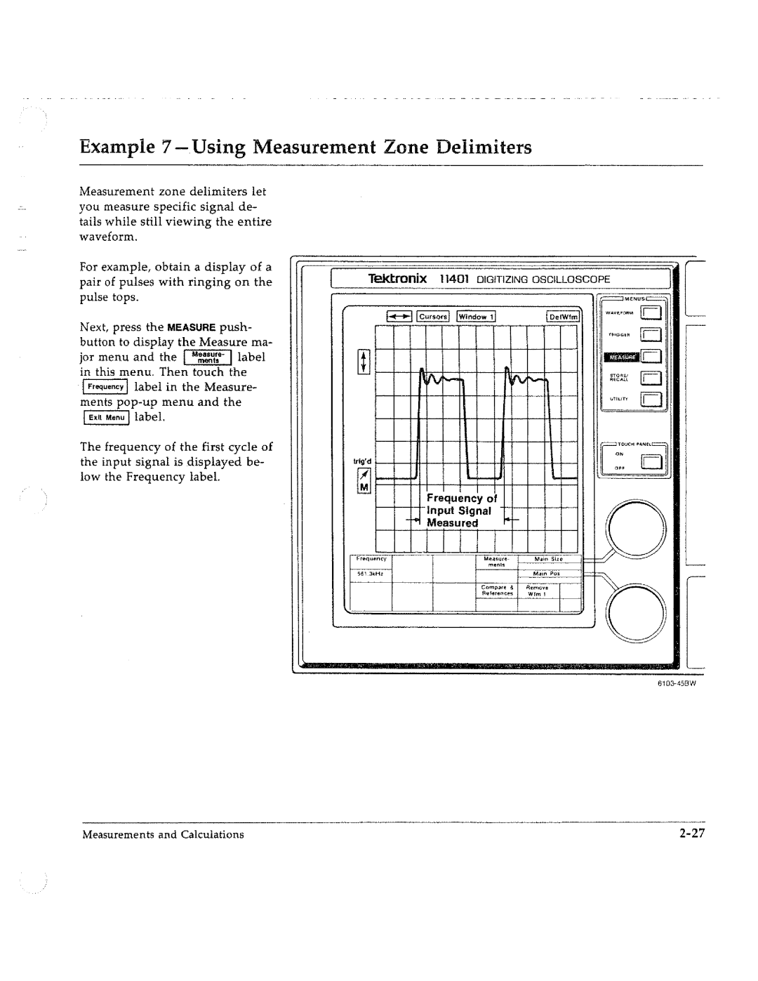 Tektronix 11402, 11401 manual 