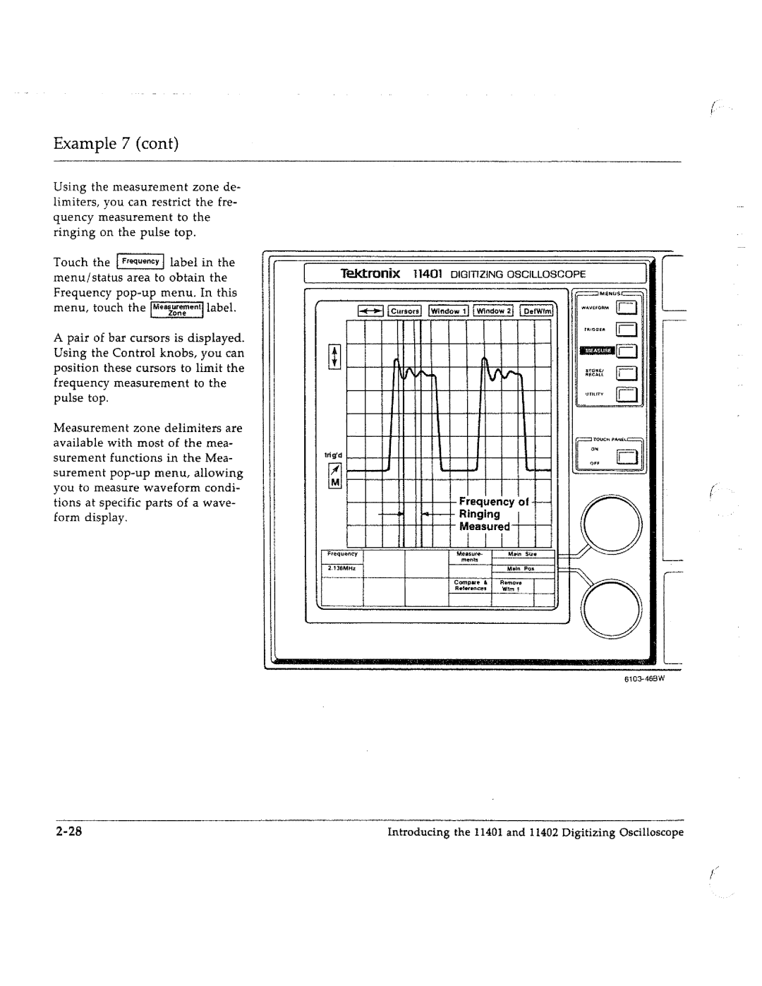 Tektronix 11401, 11402 manual 