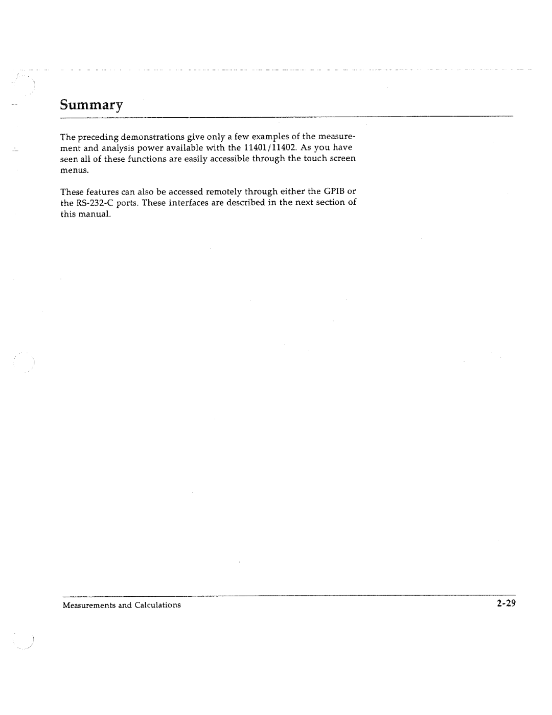 Tektronix 11402, 11401 manual 