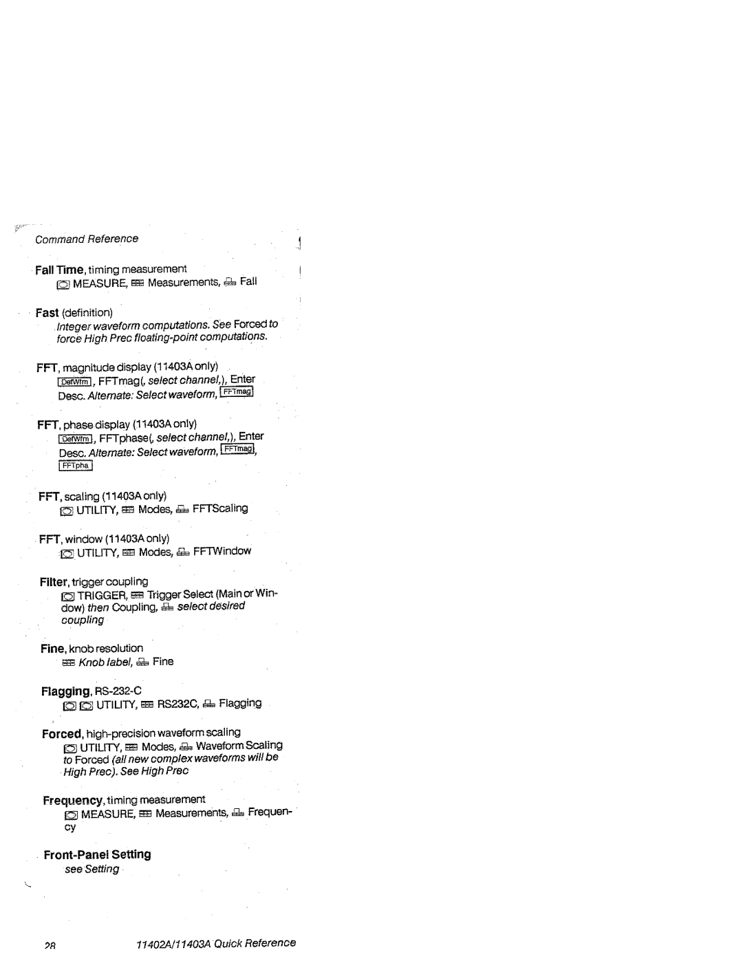 Tektronix 11403A, 11402A manual 