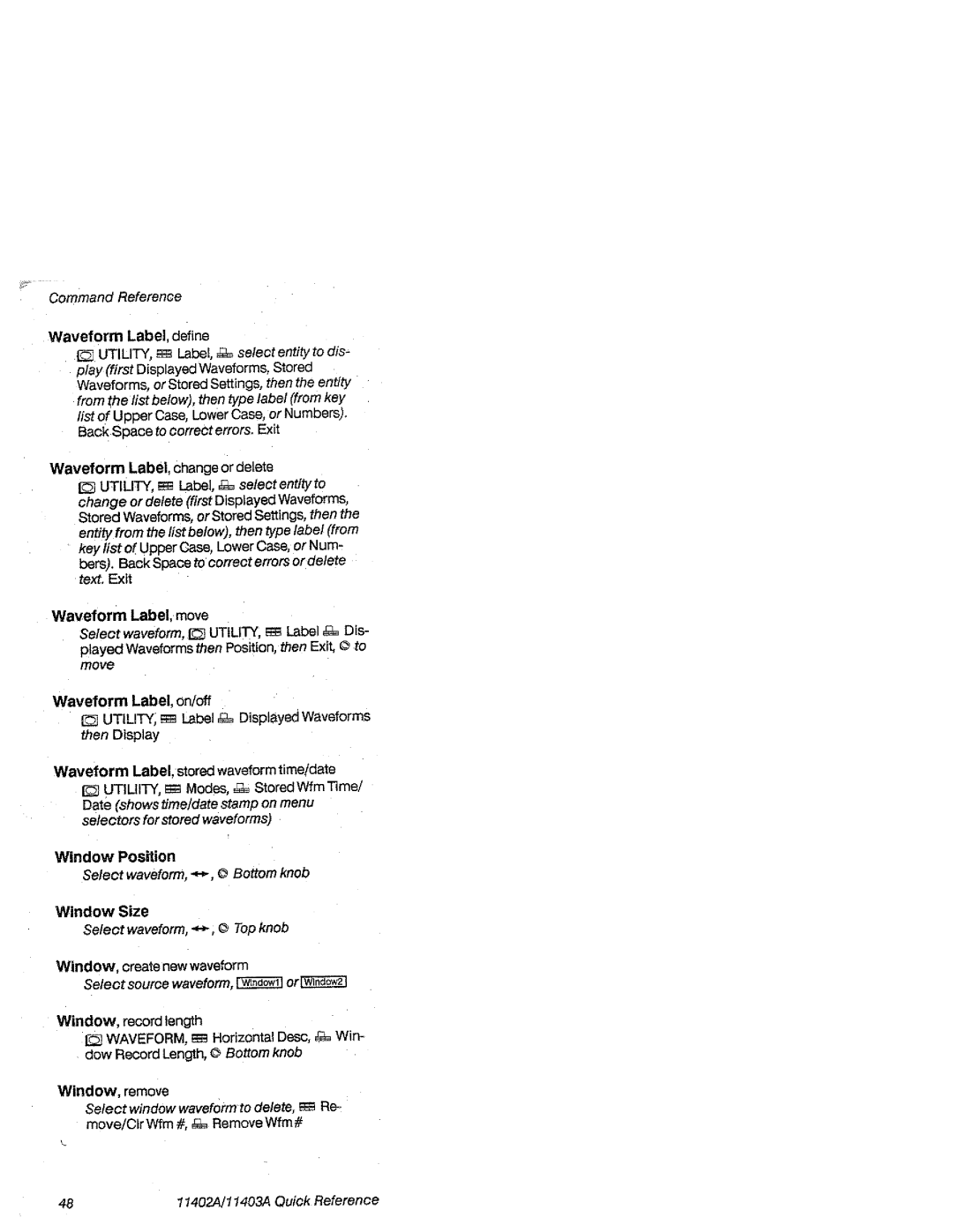 Tektronix 11403A, 11402A manual 