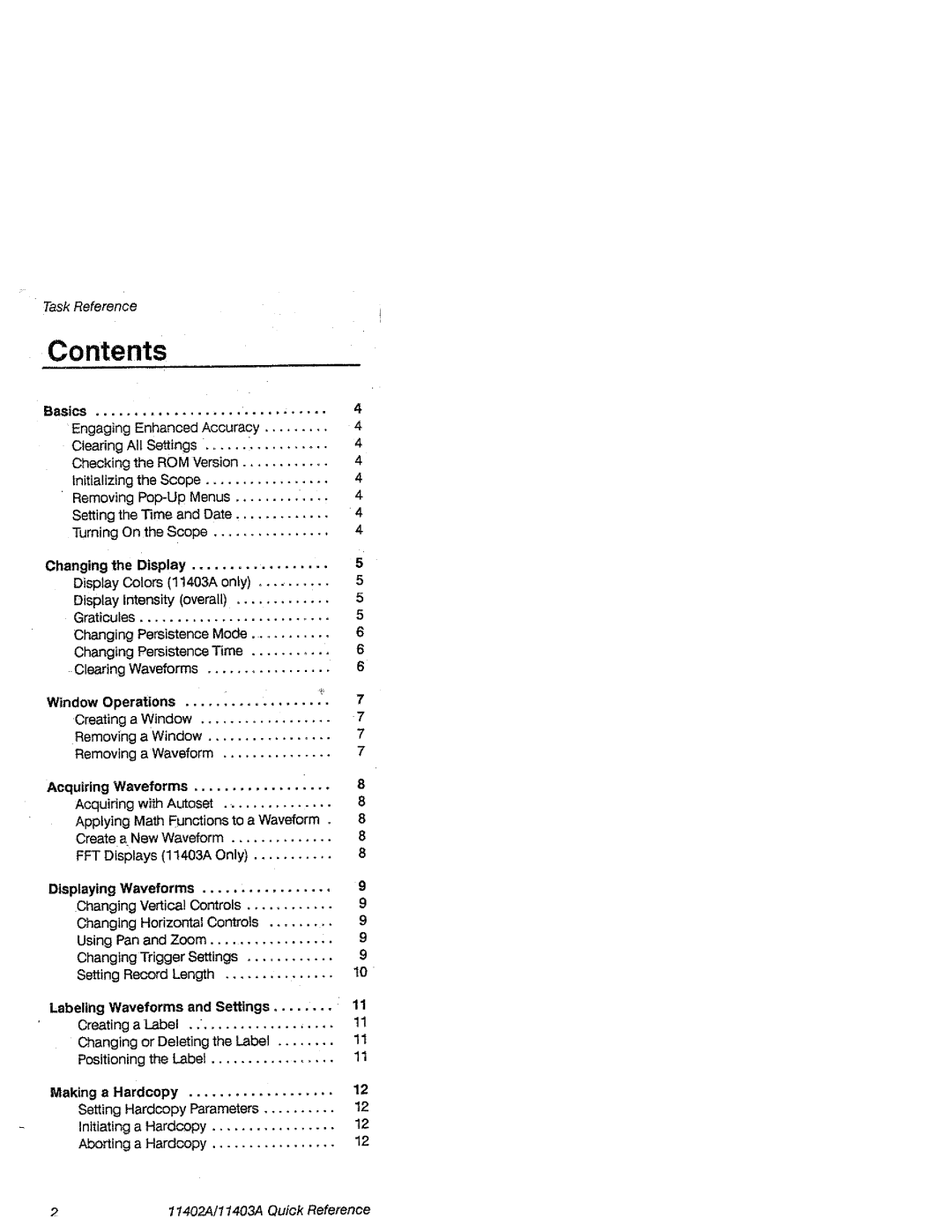 Tektronix 11403A, 11402A manual 