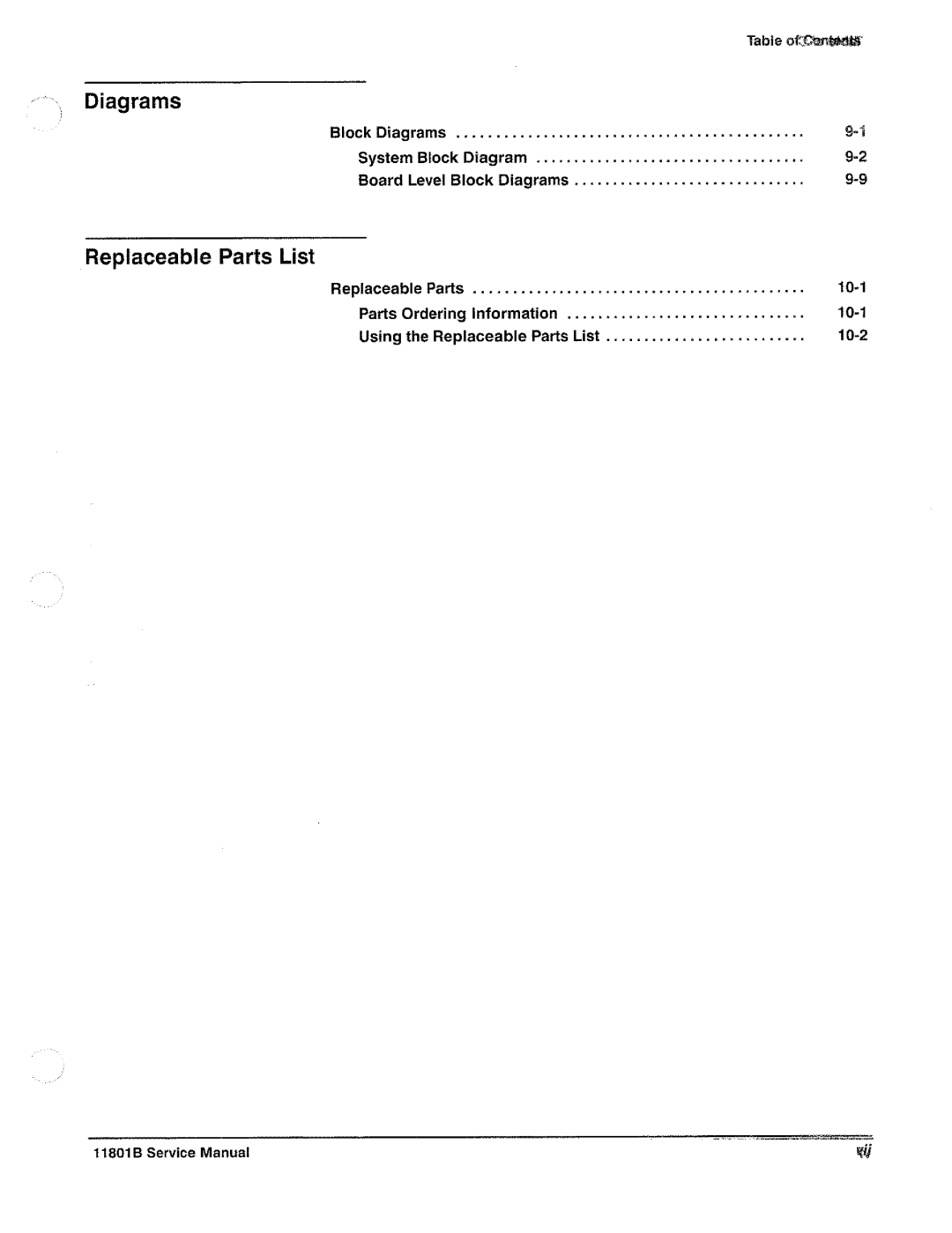 Tektronix 11801B manual 