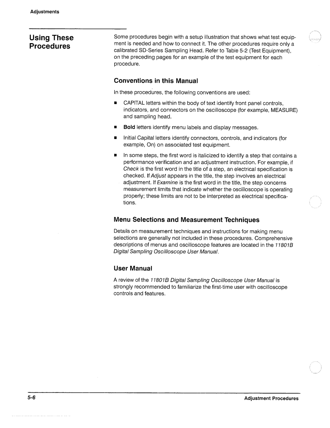 Tektronix 11801B manual 