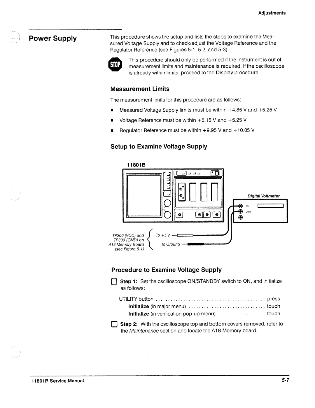 Tektronix 11801B manual 