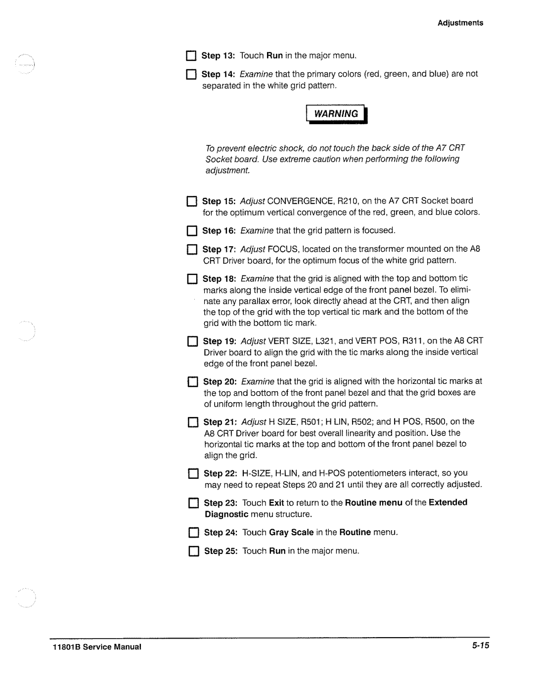 Tektronix 11801B manual 