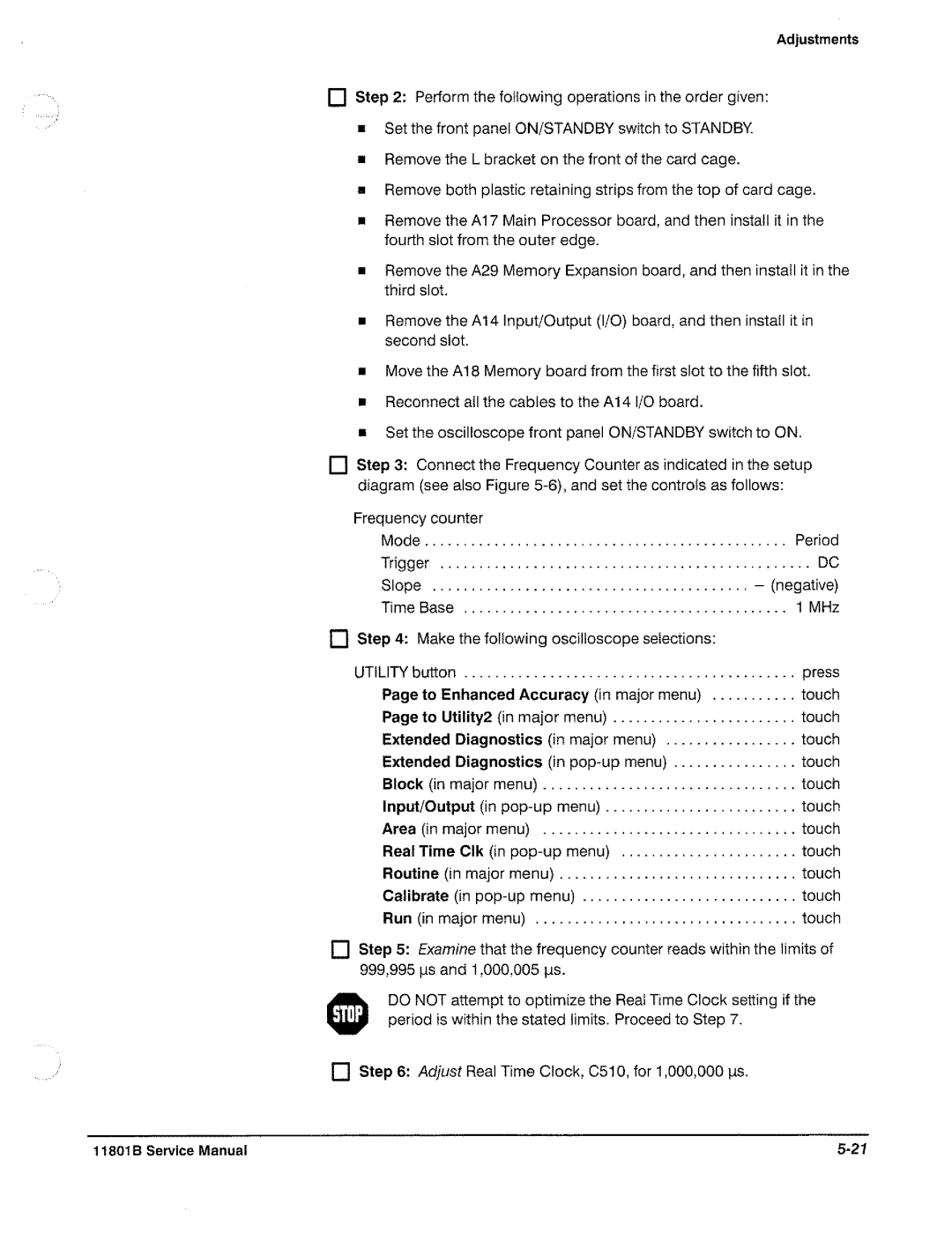 Tektronix 11801B manual 