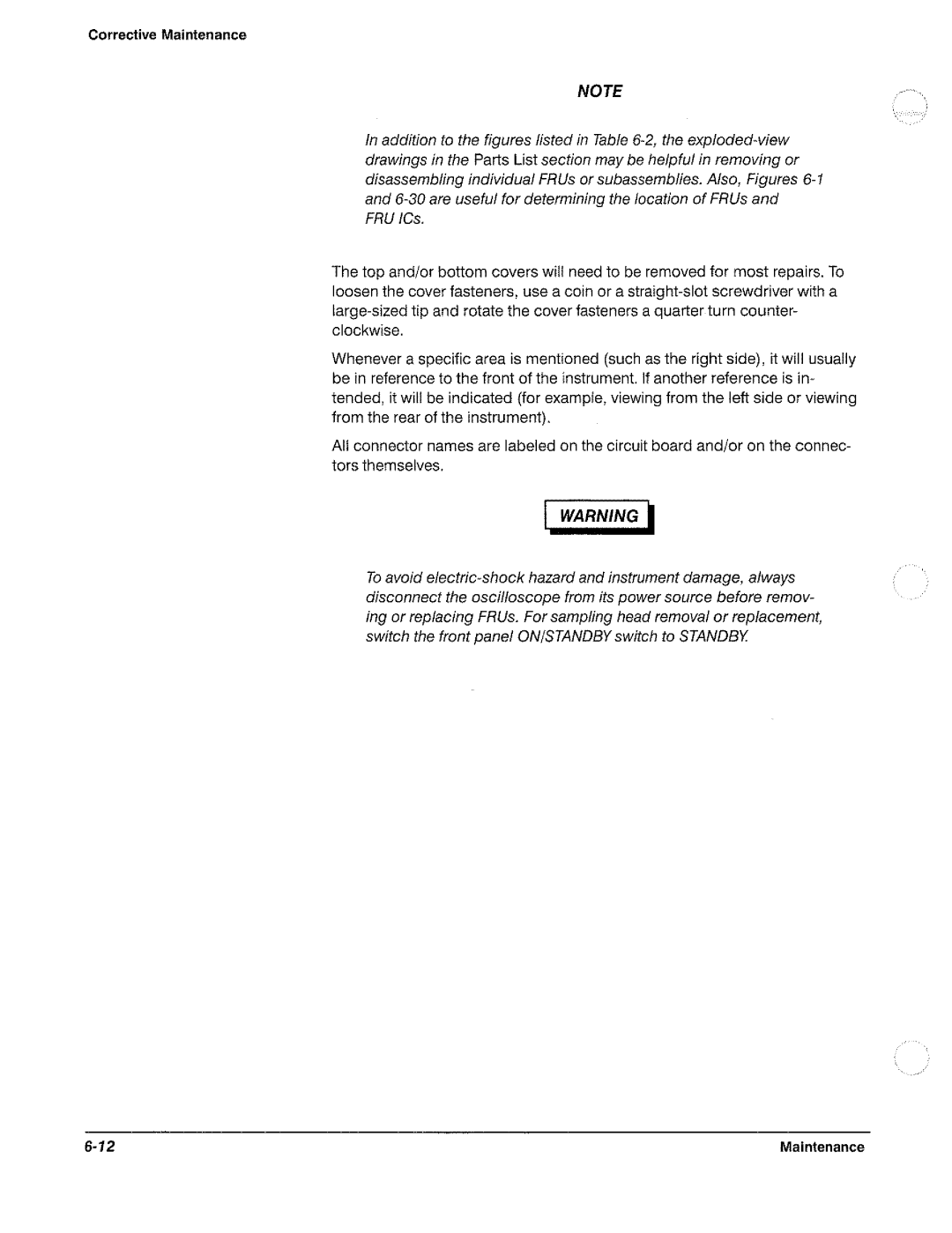 Tektronix 11801B manual 