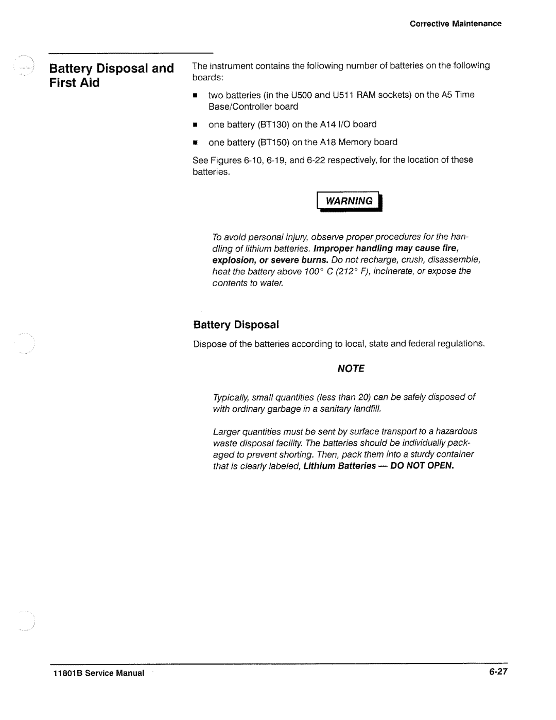 Tektronix 11801B manual 