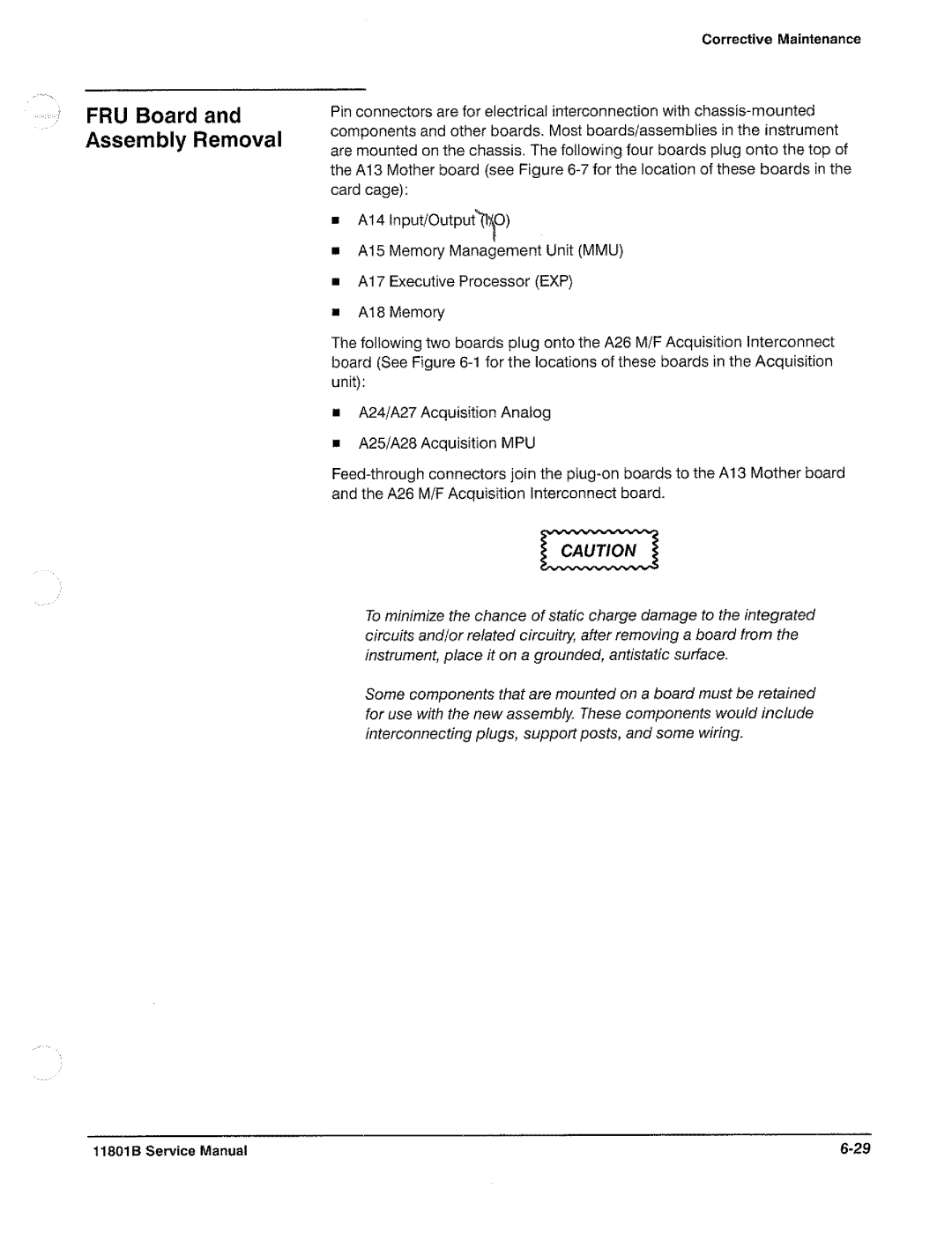 Tektronix 11801B manual 