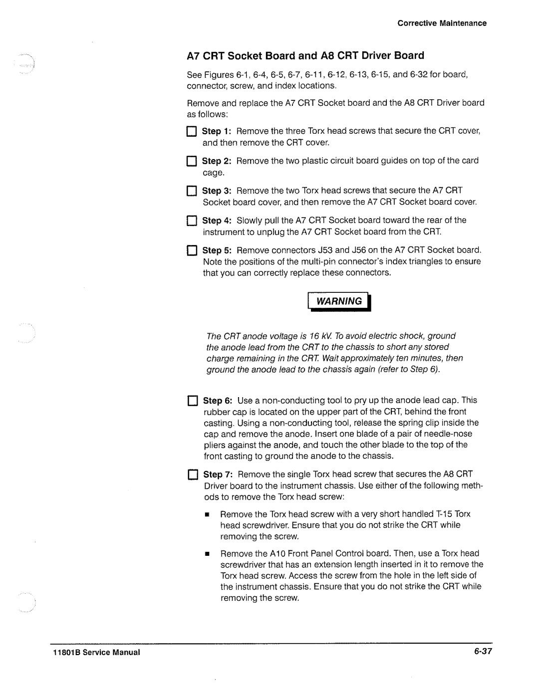 Tektronix 11801B manual 