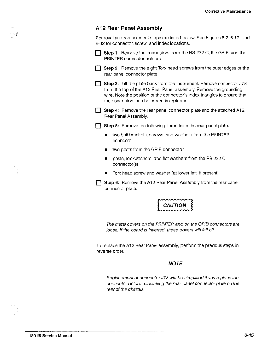 Tektronix 11801B manual 