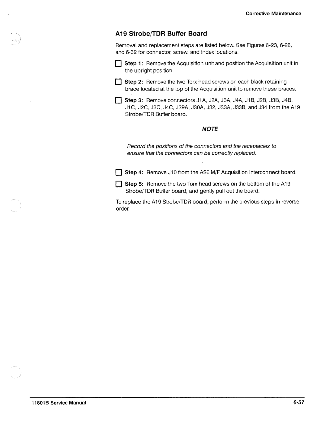 Tektronix 11801B manual 