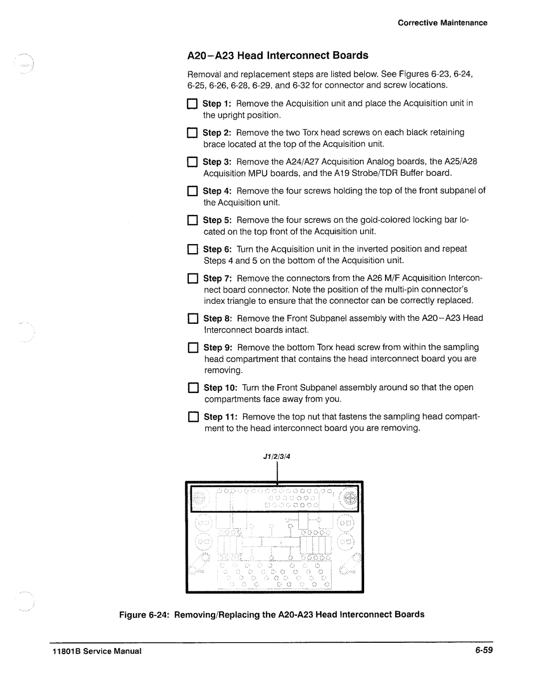 Tektronix 11801B manual 