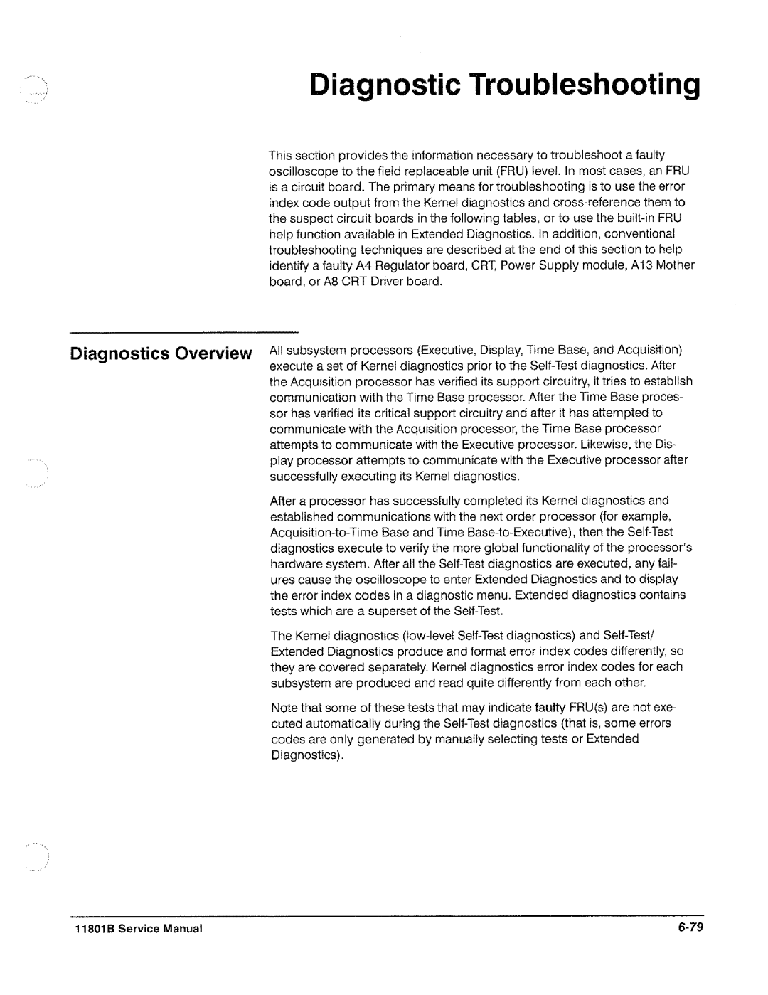 Tektronix 11801B manual 