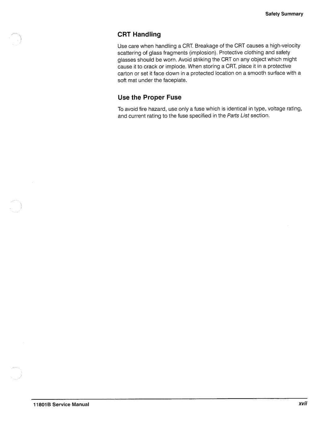 Tektronix 11801B manual 