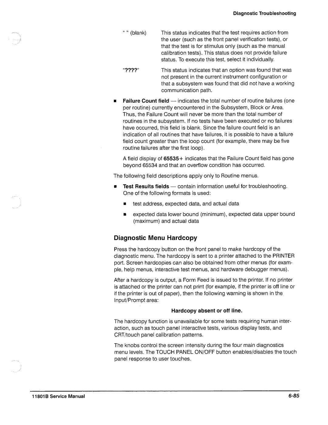 Tektronix 11801B manual 