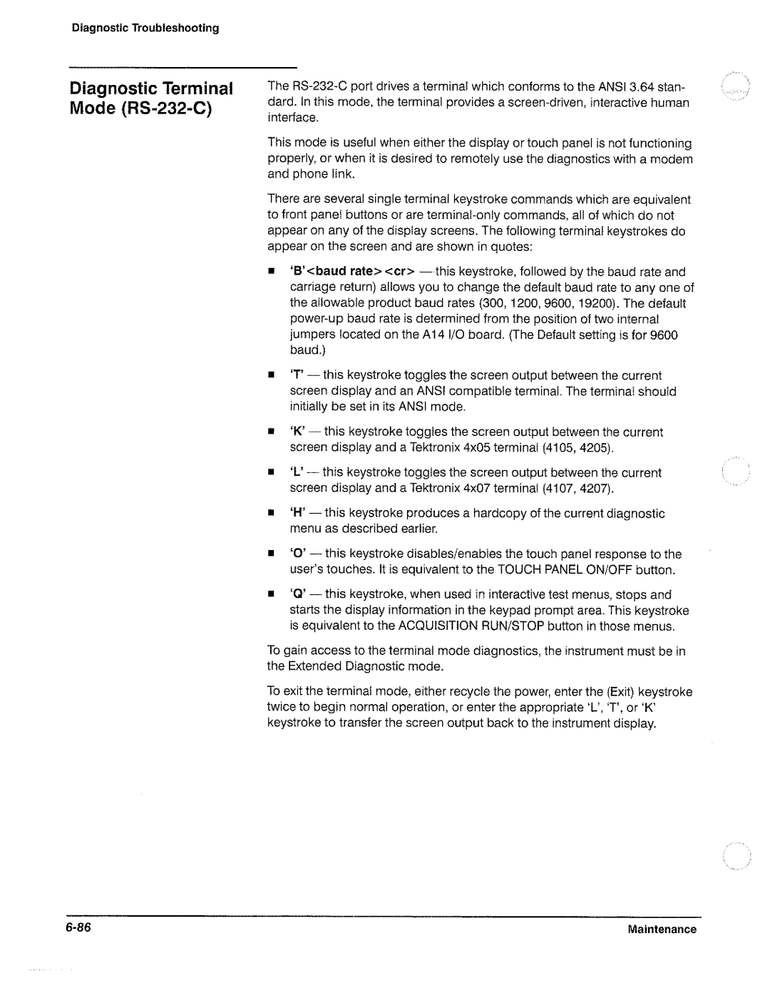 Tektronix 11801B manual 