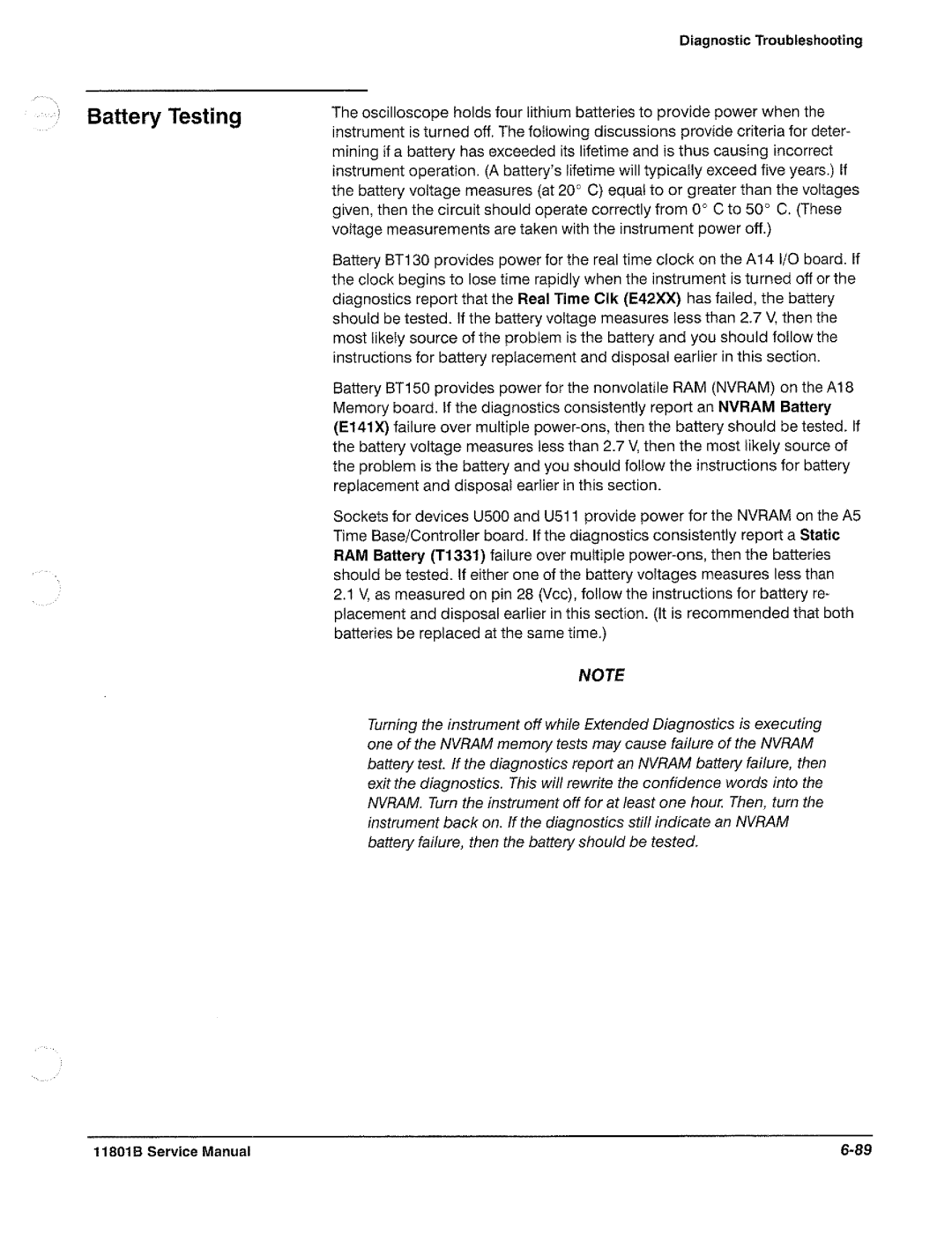 Tektronix 11801B manual 